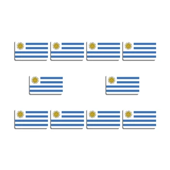 10 יח/הרבה República מזרחי דל אורוגוואי דגל סיכה סיכה על תרמילים כובע שקית בגדים פטריוטי התג