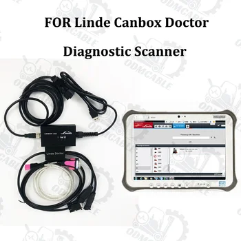 FZG1 נייד עם 2023 Linde Canbox דוקטור אבחון כבלים עם פורץ הדרך תוכנה LSG Linde מלגזה כלי אבחון