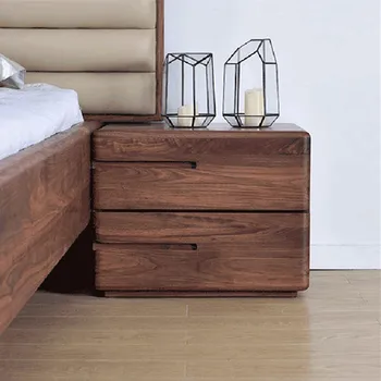 חדר שינה נוח ארונית מגירות נייד קטן פאר מודרני מעץ, שידות לילה חדר השינה Mesita דה נוצ ' ה רהיטים מודרניים
